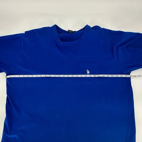 U.S. Polo Assn. Royal Blue T-Shirt 100% Cotton Men’s 3XL Basic Everyday Casual - Picture 6 of 7